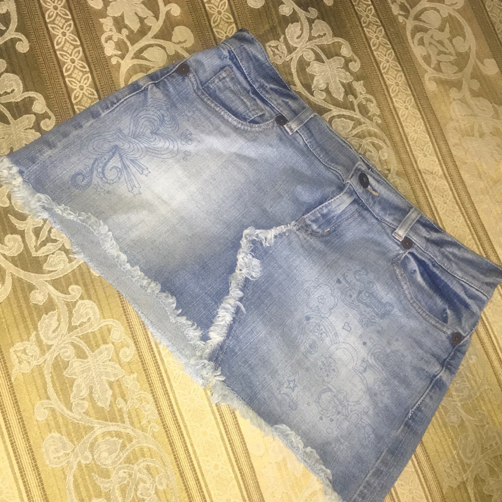 Denim Guess mini skirt
